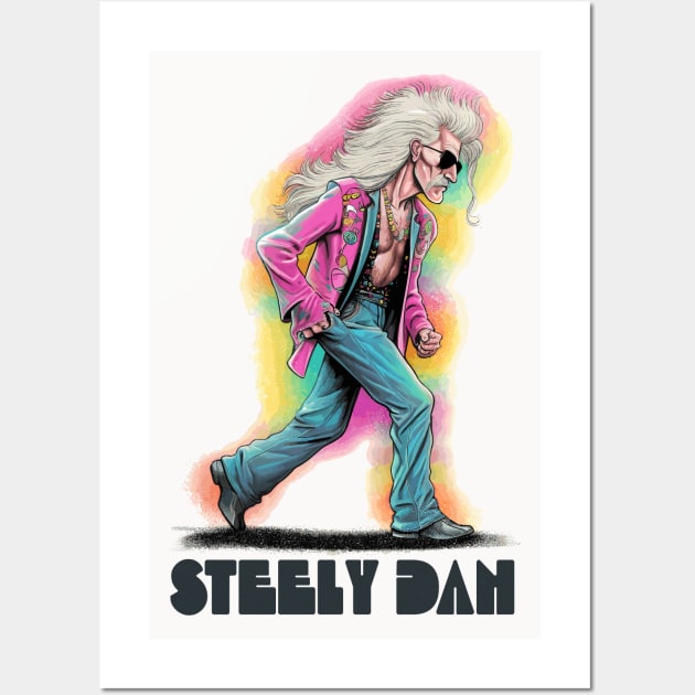 Steely Dan  - - - Original Fan Art Wall Art by unknown_pleasures